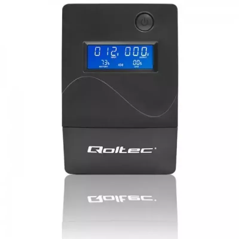 Nenutrūkstamo maitinimo šaltinis Qoltec Monolith 0,85 kVA 480 W 2 kintamosios srovės lizdai