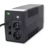 Nenutrūkstamo maitinimo šaltinis Qoltec Monolith 0,85 kVA 480 W 2 kintamosios srovės lizdai