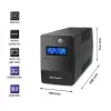 Nenutrūkstamo maitinimo šaltinis Qoltec Monolith 0,85 kVA 480 W 2 kintamosios srovės lizdai