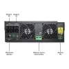 Saulės įkrovos valdiklis QOLTEC 53886 MPPT 100A 24V, skirtas 3,5 kW sistemoms