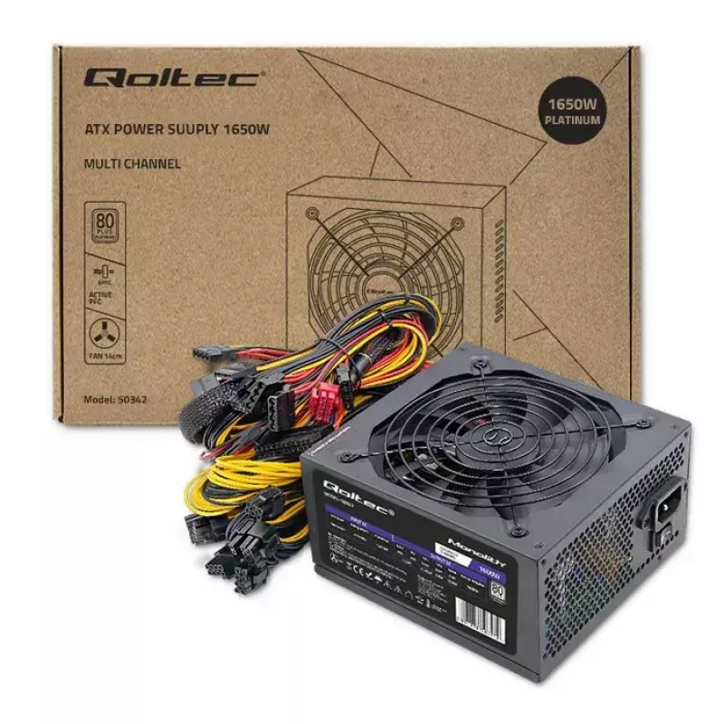 Maitinimo blokas Qoltec 50342 1650W