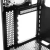 PC korpusas MODECOM AMIRANI ARGB Midi Tower, juodas, grūdintas stiklas, 2x200 mm priekiniai + 1x120 mm galinis ventiliatoriai, USB-A 2x, USB-C 1x, palaiko ATX/ITX, GPU iki 35 cm