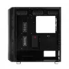 PC korpusas MODECOM AMIRANI ARGB Midi Tower, juodas, grūdintas stiklas, 2x200 mm priekiniai + 1x120 mm galinis ventiliatoriai, USB-A 2x, USB-C 1x, palaiko ATX/ITX, GPU iki 35 cm