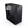 PC korpusas MODECOM AMIRANI ARGB Midi Tower, juodas, grūdintas stiklas, 2x200 mm priekiniai + 1x120 mm galinis ventiliatoriai, USB-A 2x, USB-C 1x, palaiko ATX/ITX, GPU iki 35 cm