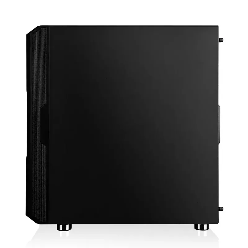 PC korpusas MODECOM AMIRANI ARGB Midi Tower, juodas, grūdintas stiklas, 2x200 mm priekiniai + 1x120 mm galinis ventiliatoriai, USB-A 2x, USB-C 1x, palaiko ATX/ITX, GPU iki 35 cm