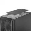 PC korpusas MODECOM AMIRANI ARGB Midi Tower, juodas, grūdintas stiklas, 2x200 mm priekiniai + 1x120 mm galinis ventiliatoriai, USB-A 2x, USB-C 1x, palaiko ATX/ITX, GPU iki 35 cm