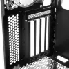 PC korpusas MODECOM AMIRANI ARGB Midi Tower, juodas, grūdintas stiklas, 2x200 mm priekiniai + 1x120 mm galinis ventiliatoriai, USB-A 2x, USB-C 1x, palaiko ATX/ITX, GPU iki 35 cm