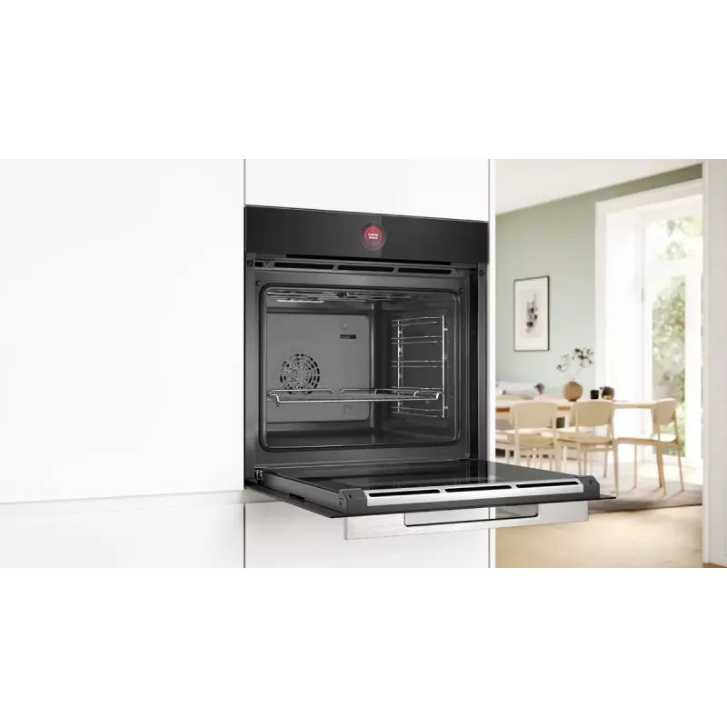 Įmontuojama orkaitė Bosch Serie 8 HBG7341B2 — elektrinė, 71 L, 3600 W, jutiklinis valdymas, juoda
