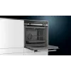 Įmontuojama elektrinė orkaitė Siemens iQ500 HR538ABS1, 71 L, juoda, nerūdijantis plienas, LCD ekranas