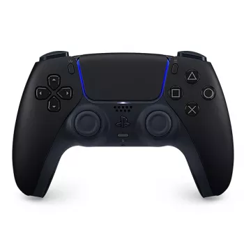 Sony DualSense V2 belaidis žaidimų pultelis, juodas — belaidis / Bluetooth 5.1 ir USB-C, įmontuota baterija, haptinis atsakas, giroskopas, jutiklinė kilimėlis, ausinių lizdas