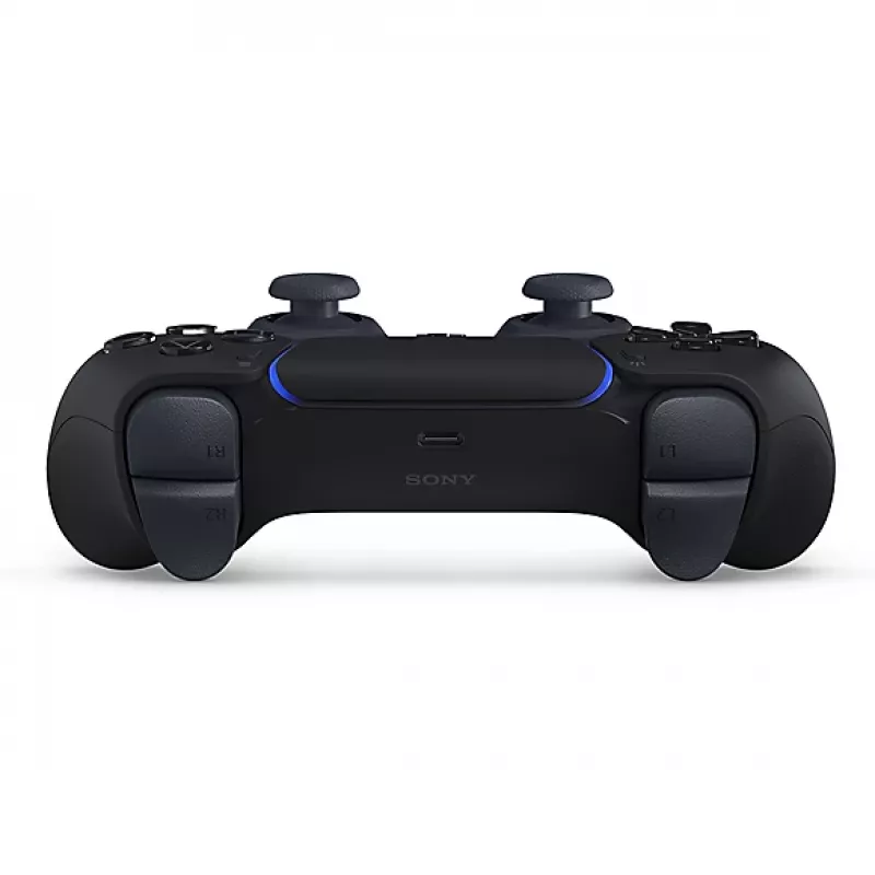 Sony DualSense V2 belaidis žaidimų pultelis, juodas — belaidis / Bluetooth 5.1 ir USB-C, įmontuota baterija, haptinis atsakas, giroskopas, jutiklinė kilimėlis, ausinių lizdas