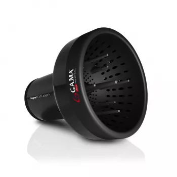 Difuzoriaus antgalis GA.MA Universal Super Diffuser juodas Ø150×180 mm plaukų džiovintuvams