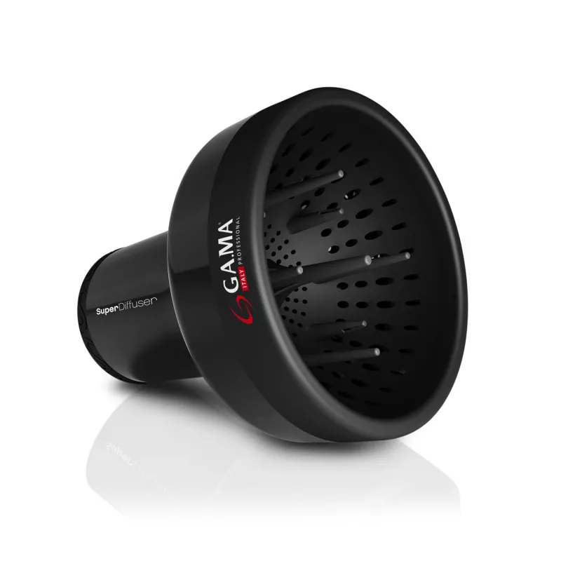 Difuzoriaus antgalis GA.MA Universal Super Diffuser juodas Ø150×180 mm plaukų džiovintuvams