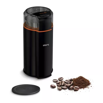 Blade grinder Krups Silent Vortex GX3328 175 W Juoda 90 g capacity