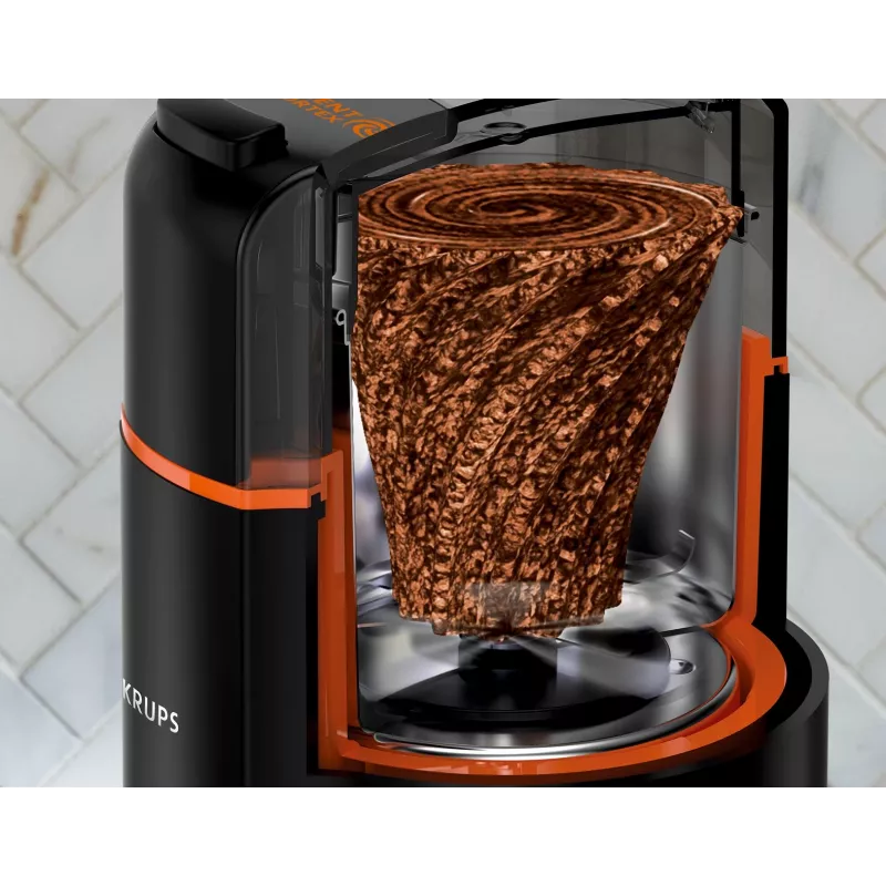 Blade grinder Krups Silent Vortex GX3328 175 W Juoda 90 g capacity