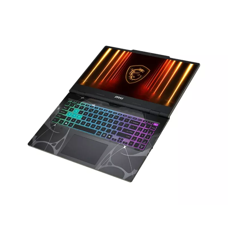 Nešiojamas kompiuteris MSI Cyborg 15 B2RWFKG-038XPL 15,6 colio FHD IPS 144Hz Intel Core 7 240H 10 branduolių 16GB DDR5 512GB SSD RTX 5060 8GB peršviečiama juoda