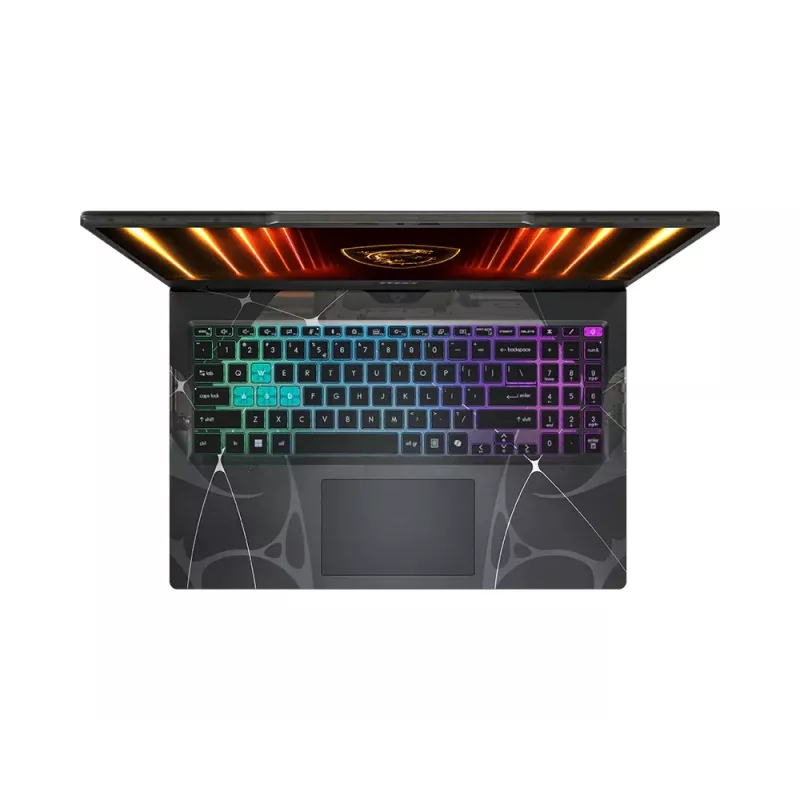 Nešiojamas kompiuteris MSI Cyborg 15 B2RWFKG-038XPL 15,6 colio FHD IPS 144Hz Intel Core 7 240H 10 branduolių 16GB DDR5 512GB SSD RTX 5060 8GB peršviečiama juoda