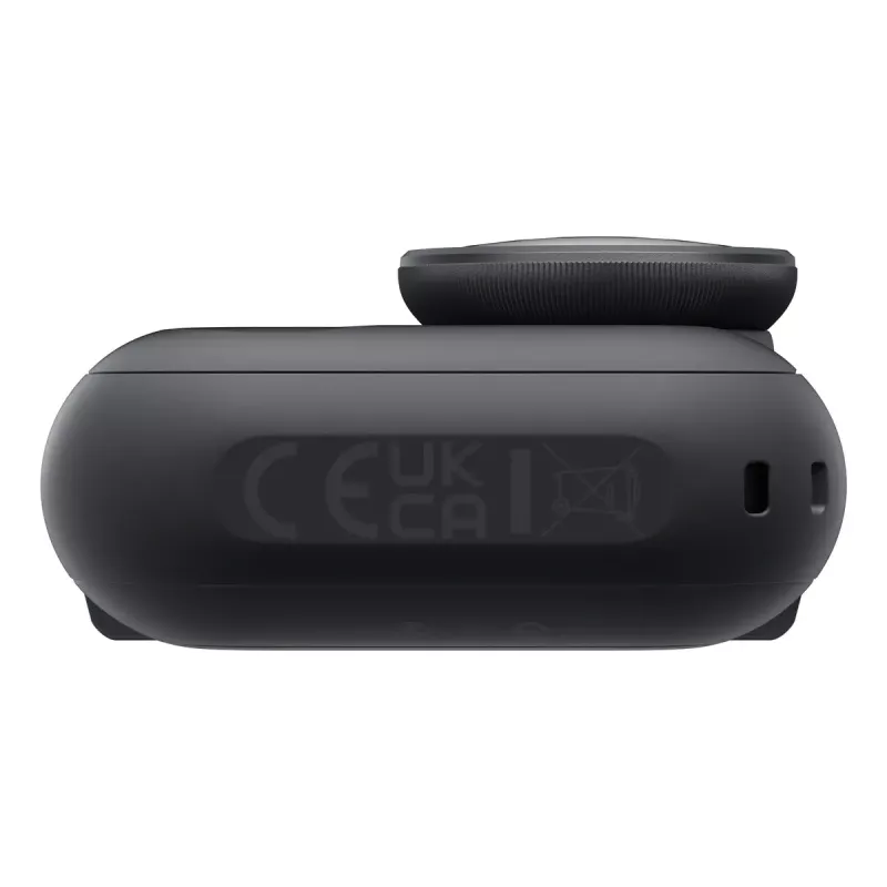 Veiksmo sporto kamera Insta360 GO Ultra Standard Juoda — 4K Ultra HD 3840×2880, 1/1,28 colio jutiklis, 240 fps, Wi‑Fi, integruotas ekranas, MicroSD, 52,9 g