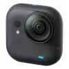 Veiksmo sporto kamera Insta360 GO Ultra Standard Juoda — 4K Ultra HD 3840×2880, 1/1,28 colio jutiklis, 240 fps, Wi‑Fi, integruotas ekranas, MicroSD, 52,9 g
