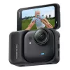 Veiksmo sporto kamera Insta360 GO Ultra Standard Juoda — 4K Ultra HD 3840×2880, 1/1,28 colio jutiklis, 240 fps, Wi‑Fi, integruotas ekranas, MicroSD, 52,9 g
