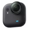 Veiksmo sporto kamera Insta360 GO Ultra Standard Juoda — 4K Ultra HD 3840×2880, 1/1,28 colio jutiklis, 240 fps, Wi‑Fi, integruotas ekranas, MicroSD, 52,9 g