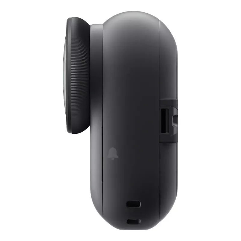 Veiksmo sporto kamera Insta360 GO Ultra Standard Juoda — 4K Ultra HD 3840×2880, 1/1,28 colio jutiklis, 240 fps, Wi‑Fi, integruotas ekranas, MicroSD, 52,9 g