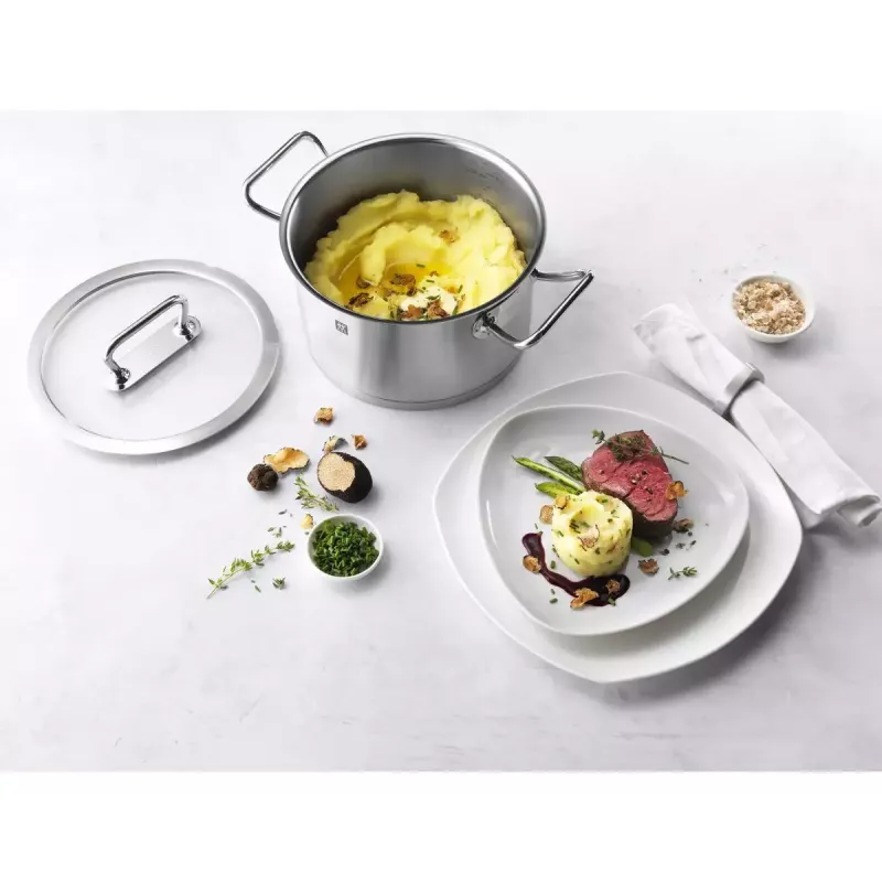 ZWILLING Pro apvalus puodas 6,2 l sidabrinis 24 cm