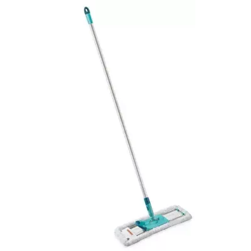 Šluota Leifheit 55045 Wet Microfiber — plokščia drėgnai šluotei skirta šluota su mikropluošto galvute