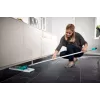 Šluota Leifheit 55045 Wet Microfiber — plokščia drėgnai šluotei skirta šluota su mikropluošto galvute