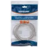 komutacinis kabelis INTELLINET Cat5e U/UTP 3 m, Pilka, CCA, RJ-45–RJ-45, 350 MHz