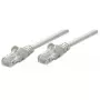 komutacinis kabelis INTELLINET Cat5e U/UTP 3 m, Pilka, CCA, RJ-45–RJ-45, 350 MHz