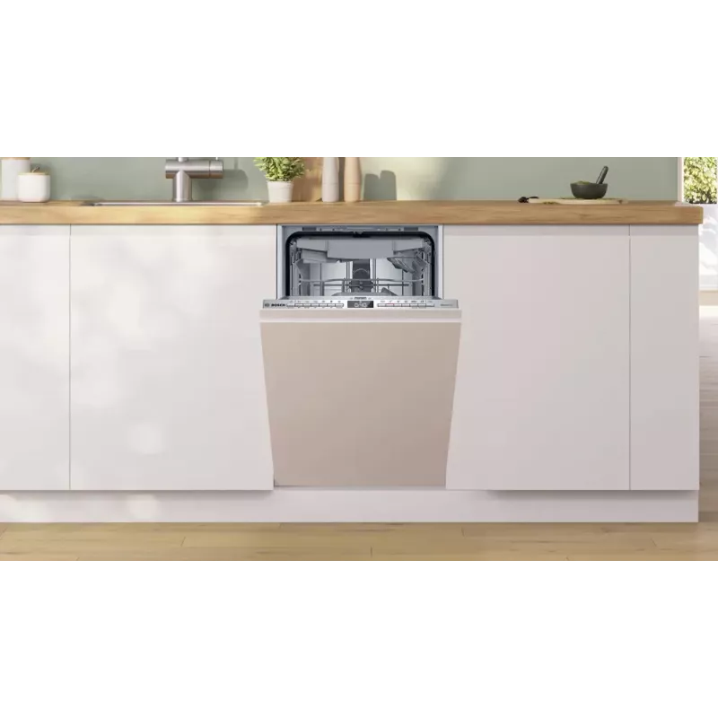 Įmontuojama indaplovė Bosch Serie 4 SPV4HMX10E, kompaktiška, 10 vietų, 44 dB, energijos klasė E