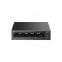 Nevadomas komutatorius TP‑LINK LS105P, 5x Fast Ethernet (10/100) prievadai, 4x PoE prievadai, 1 Gbit/s perjungimo pralaidumas, be ventiliatoriaus, juodas