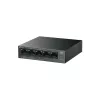 Nevadomas komutatorius TP‑LINK LS105P, 5x Fast Ethernet (10/100) prievadai, 4x PoE prievadai, 1 Gbit/s perjungimo pralaidumas, be ventiliatoriaus, juodas