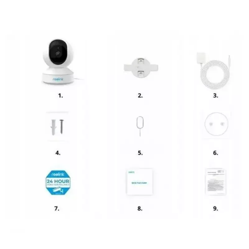 IP apsaugos kulkos formos kamera Reolink E340 8 MP, 4K (3480×2160), PoE/2,4/5 GHz Wi‑Fi, microSD, IP67, 30 kadr./s