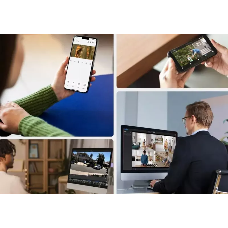 IP apsaugos kulkos formos kamera Reolink E340 8 MP, 4K (3480×2160), PoE/2,4/5 GHz Wi‑Fi, microSD, IP67, 30 kadr./s