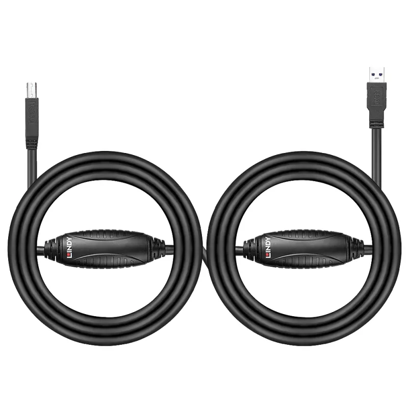 USB kabelis Lindy 10m Aktyvus USB 3.0 kabelis