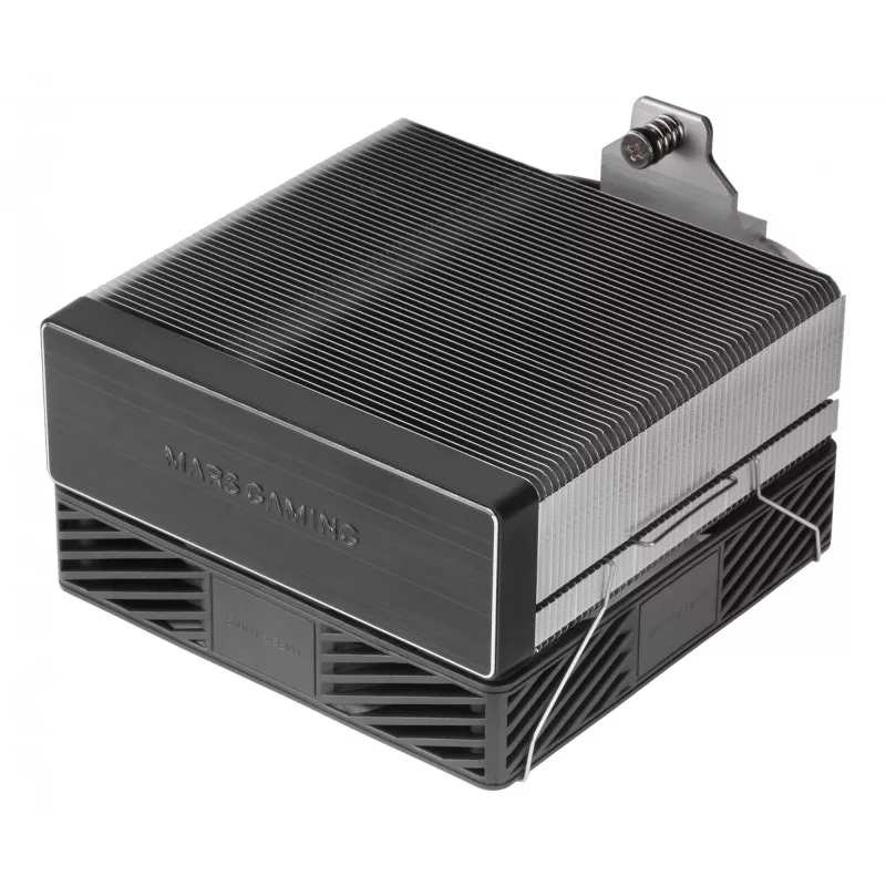 Oro aušintuvas TACENS Mars Gaming MCPU-X4ARGB — 120 mm ARGB ventiliatorius, 4 šilumos vamzdeliai, TDP 220 W, PWM, LGA1200 palaikymas