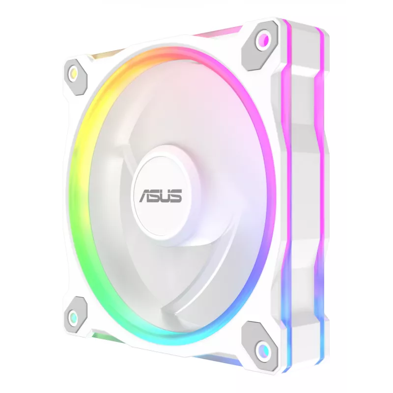 Ventiliatorius ASUS Prime MR120 ARGB White 120 mm movinis ventiliatorius korpusui