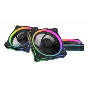 Ventiliatorius ASUS Prime MR120 ARGB juodas 120 mm slydimo guolis PWM 1600 RPM 58 CFM