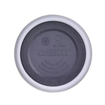 Termoizoliacinis butelis Kambukka Elton 600 ml Chalk White — vakuuminė kolba, 18/8 nerūdijantis plienas, sandarus, Snapclean dangtelis