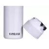 Termoizoliacinis butelis Kambukka Elton 600 ml Chalk White — vakuuminė kolba, 18/8 nerūdijantis plienas, sandarus, Snapclean dangtelis