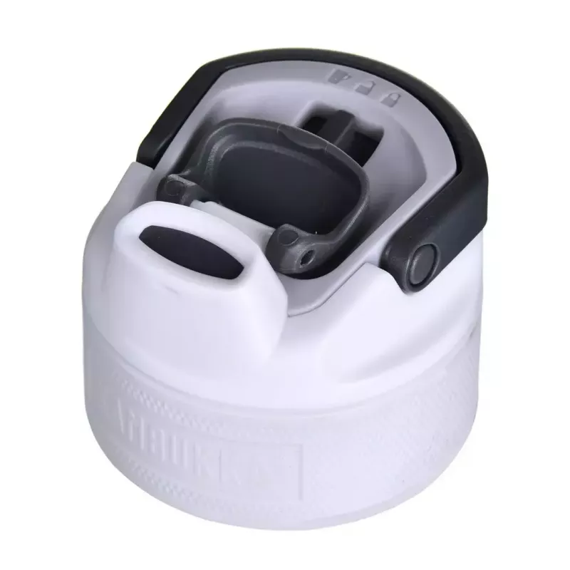 Termoizoliacinis butelis Kambukka Elton 600 ml Chalk White — vakuuminė kolba, 18/8 nerūdijantis plienas, sandarus, Snapclean dangtelis