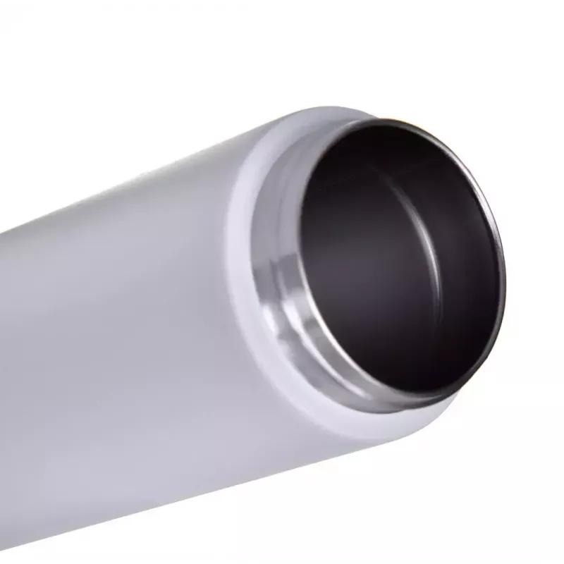 Termoizoliacinis butelis Kambukka Elton 600 ml Chalk White — vakuuminė kolba, 18/8 nerūdijantis plienas, sandarus, Snapclean dangtelis