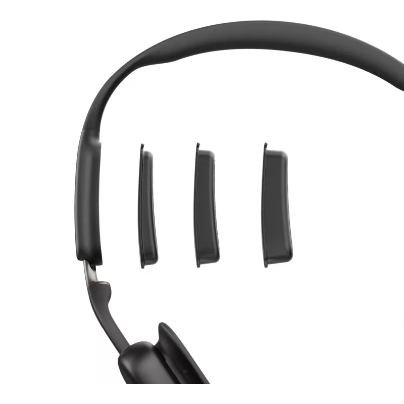 SHOKZ OpenMeet UC belaidžiai Bluetooth kaulinio laidumo ausinės vaizdo konferencijoms su USB-A adapteriu