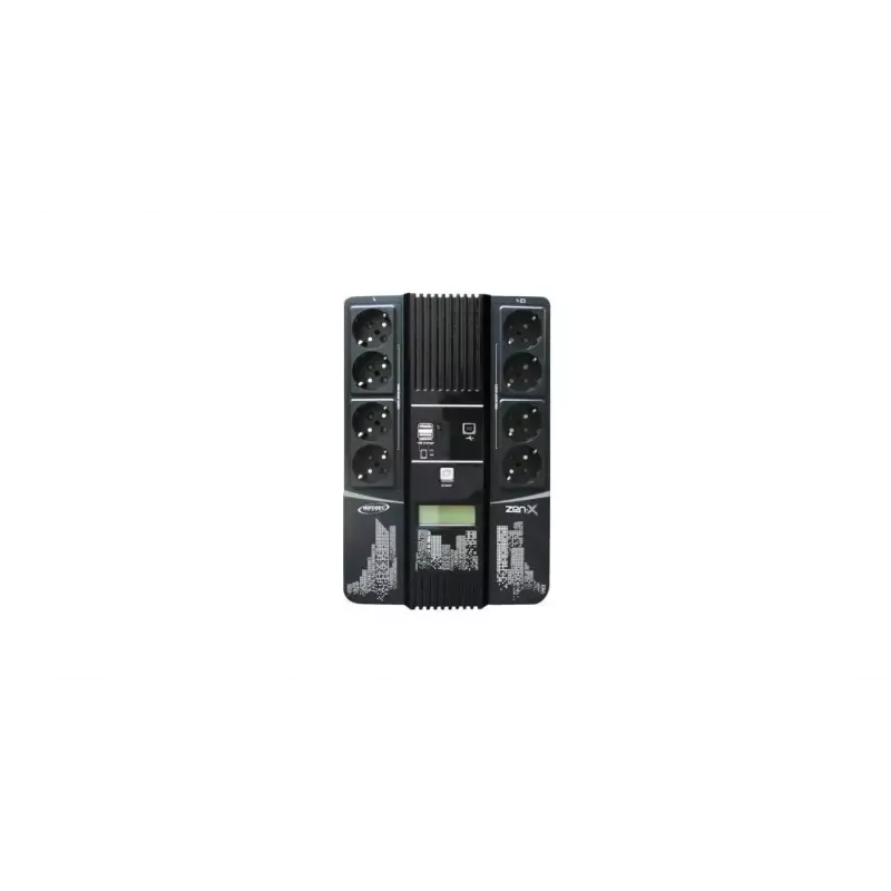 Nepertraukiamo maitinimo šaltinis UPS Infosec Zen-X 1000 1 kVA 600 W 8 kintamosios srovės lizdai