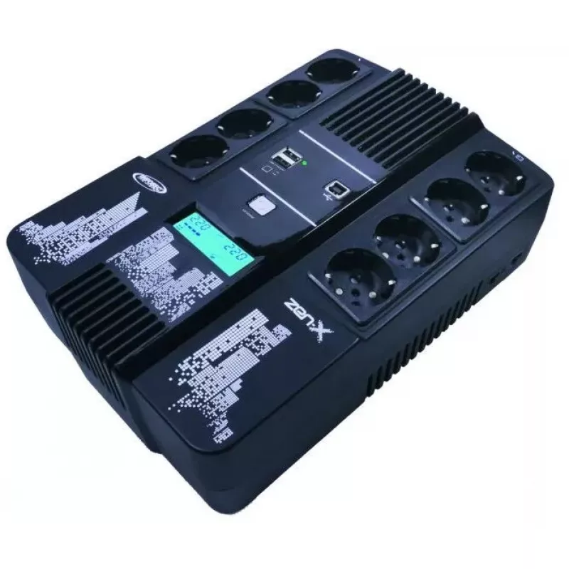 Nepertraukiamo maitinimo šaltinis UPS Infosec Zen-X 1000 1 kVA 600 W 8 kintamosios srovės lizdai