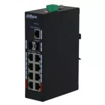 Nevaldomas komutatorius Dahua PFS3211-8GT-120-V2 Gigabit Ethernet PoE 9 prievadai