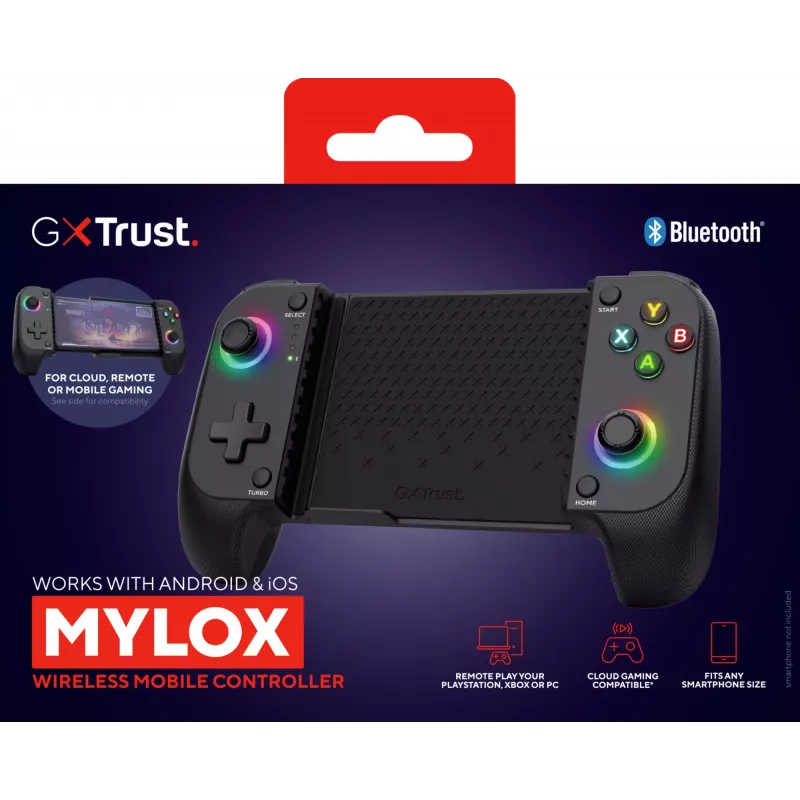 Trust GXT 735 Mylox Juoda Bluetooth Gamepad Analogue / Digital Android, iOS