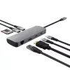 USB Type-C šakotuvas TRUST 25672 — HDMI, RJ-45, USB 3.2 Gen 1 Type-A/Type-C, SD/MicroSD, pilkas